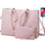 Bolsa Para Laptop Lovevook Fashion Computer Tote 15,6" Rosa Para Dois