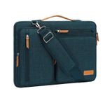 Bolsa De Ombro Para Laptop Mosiso 360 Protective 15-15,6" Verde Azulado