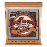 Pacote Com 3 Cordas De Guitarra Acústica Ernie Ball Earthwood Light