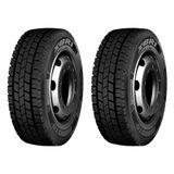Kit 2 Pneus 215/75r17.5 Borrachudo 16 Lonas 135/133j Robusto E2 Xbri