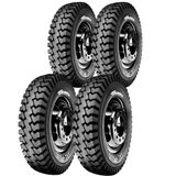 Kit 4 Pneus 7.00-16 Borrachudo 14 Lonas 118/114m Txl Plus Tornel