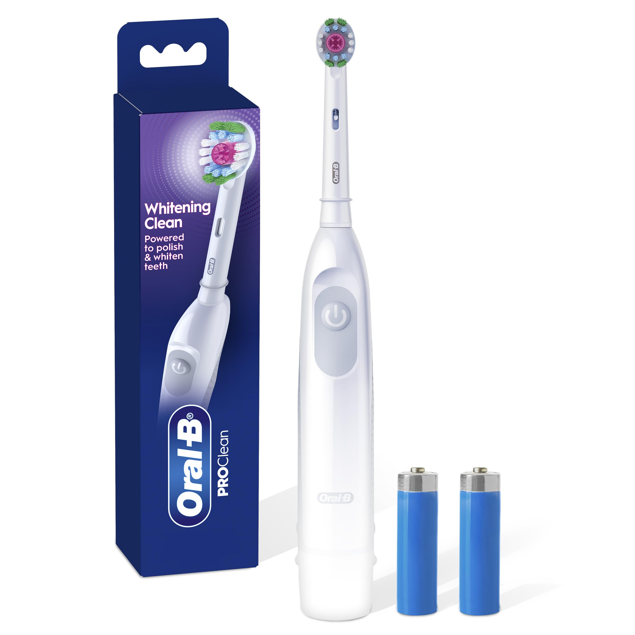 Escova De Dentes Com Bateria Oral-b Pro 100 3d Branca, Branca