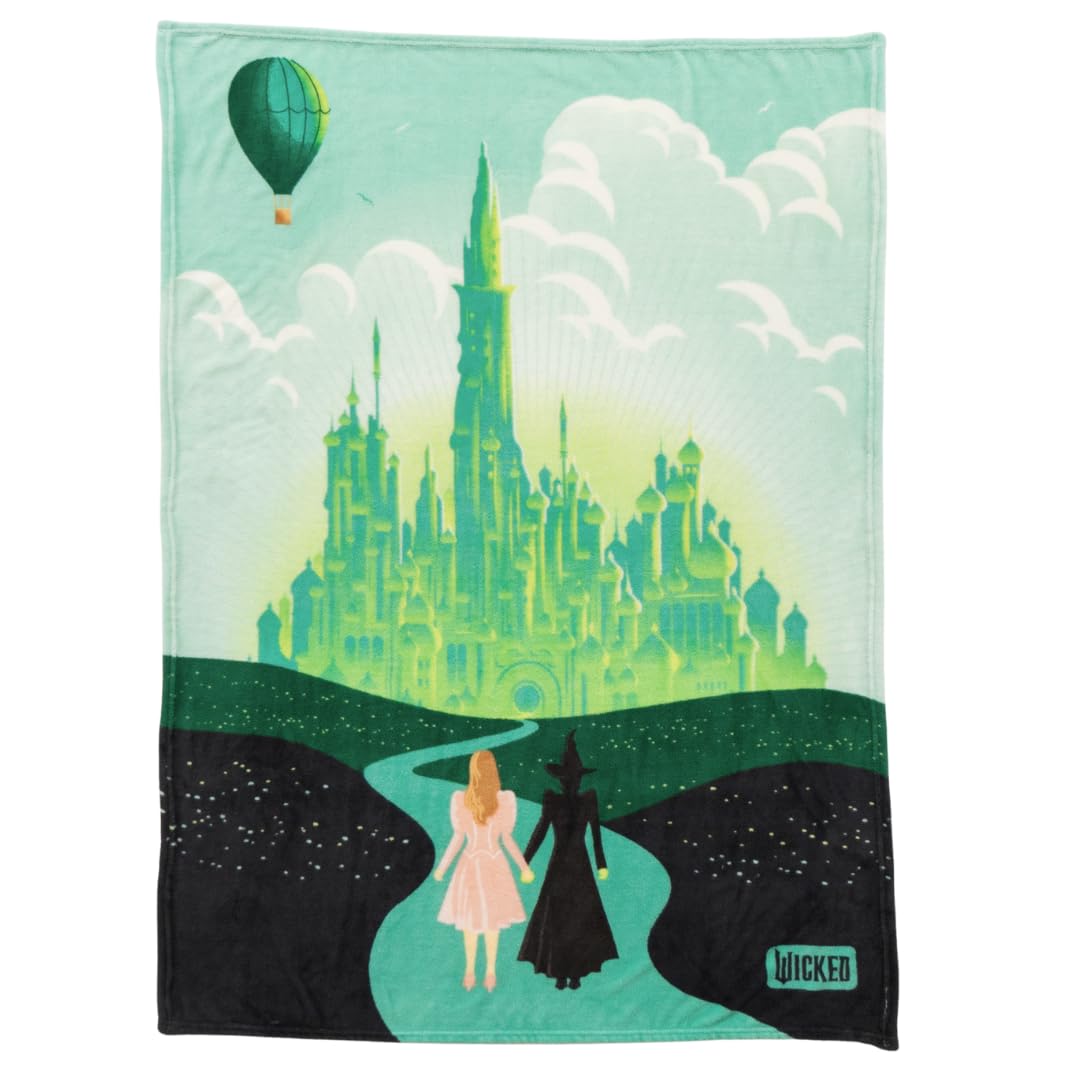 Throw Franco Collectibles Wicked Elphaba E Glinda 150x120cm