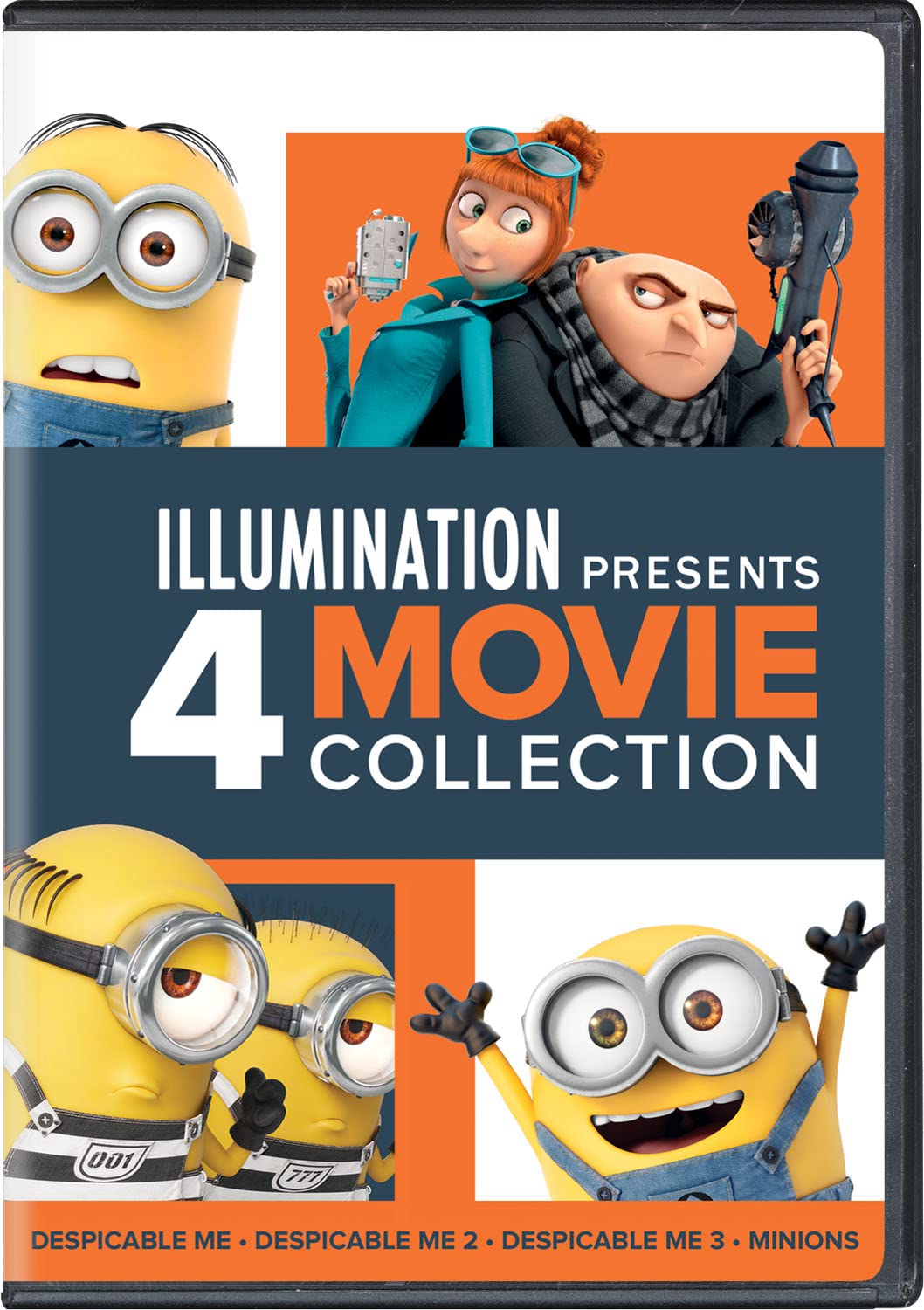 Dvd Illumination Apresenta Coleção De 4 Filmes Meu Malvado Favorito