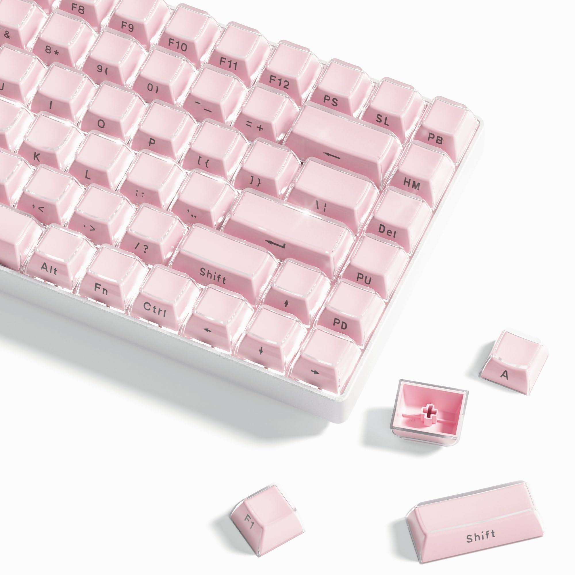 Teclas Womier Crystal Jelly 113 Teclas Para Cherry Gateron Mx
