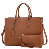 Bolsa Para Laptop Lovevook Para Mulheres Em Couro Impermeável De 15,6"