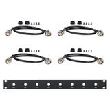 Kit De Antena Phenyx Pro Bnc Quatro Cabos De Conexão Bnc De 50 Cm