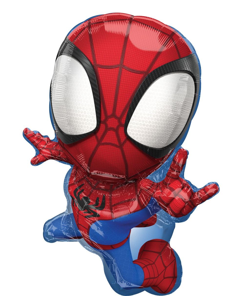 Balão Amscan Anagram Supershape Spidey Azul E Vermelho 56x74cm
