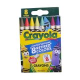 Edição Limitada Crayola Crayons Com 8 Cores Retiradas