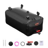 Tanque De Água Vevor Portable Rv 113l/29,85 Gal 1000d Pvc Preto
