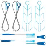 Kit De Limpeza De Bexiga De Hidratação Patelai 2 Set 8 Em 1 Azul