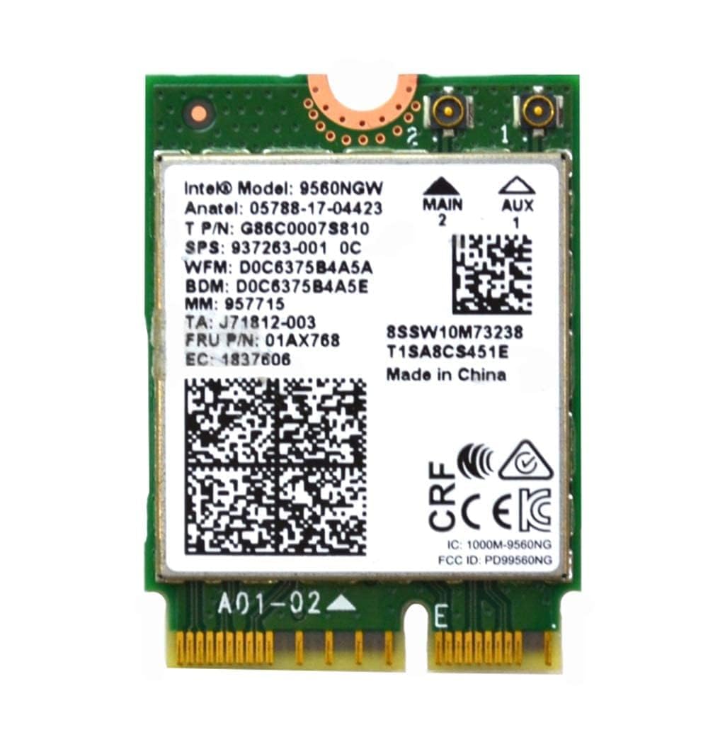 Placa Wireless-ac 9560 802.11ac Wlan Pci-express Bluetooth 5.1