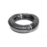 Fio Paralelo Pompeia Preto Com Tarja Branca 2x12 2,50 Mm 100 Metros