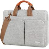 Bolsa De Ombro Para Laptop Lacdo 360° Protective 14 Polegadas Cinza