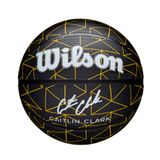 Wilson Caitlin Clark Repetition Basketball — Preto/amarelo, Tamanho 7-29,5"