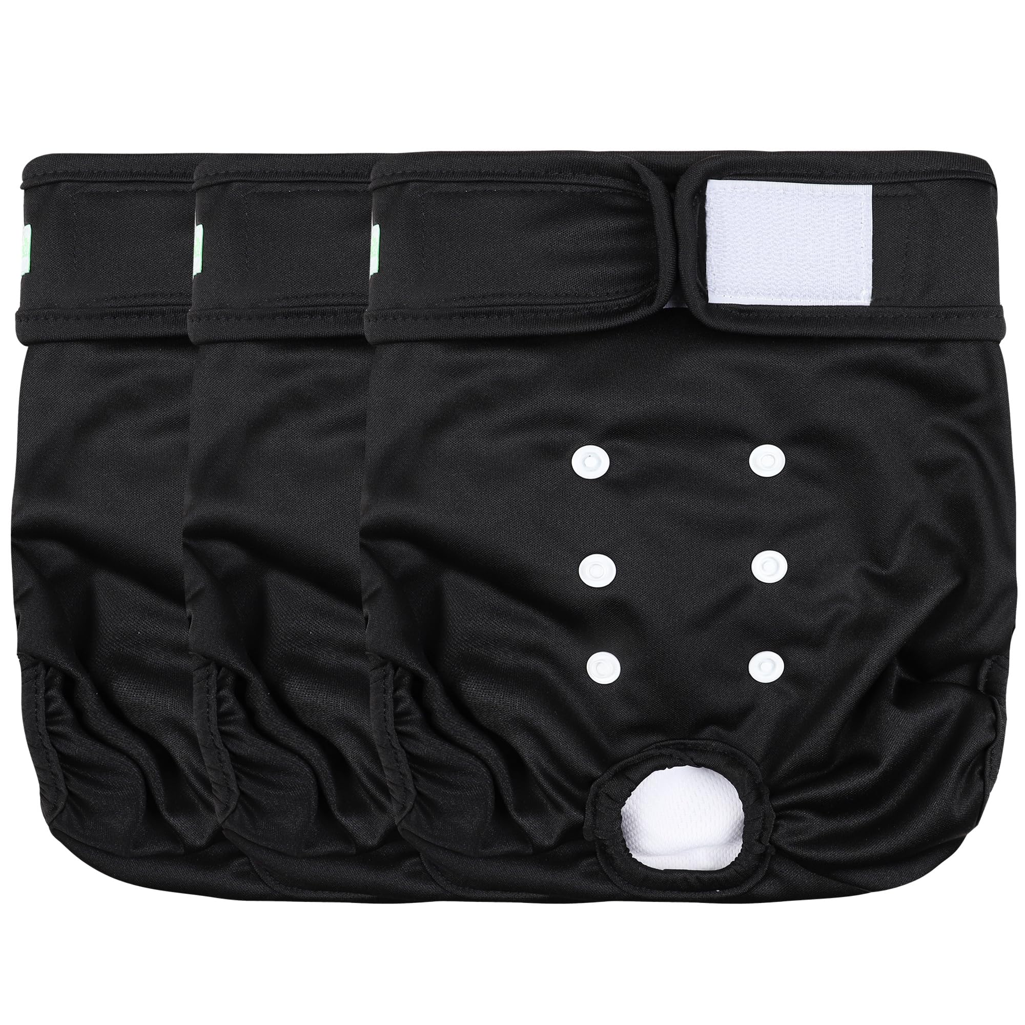 Fraldas Para Cães Wegreeco, Laváveis, Altamente Absorventes, Pacote Com 3