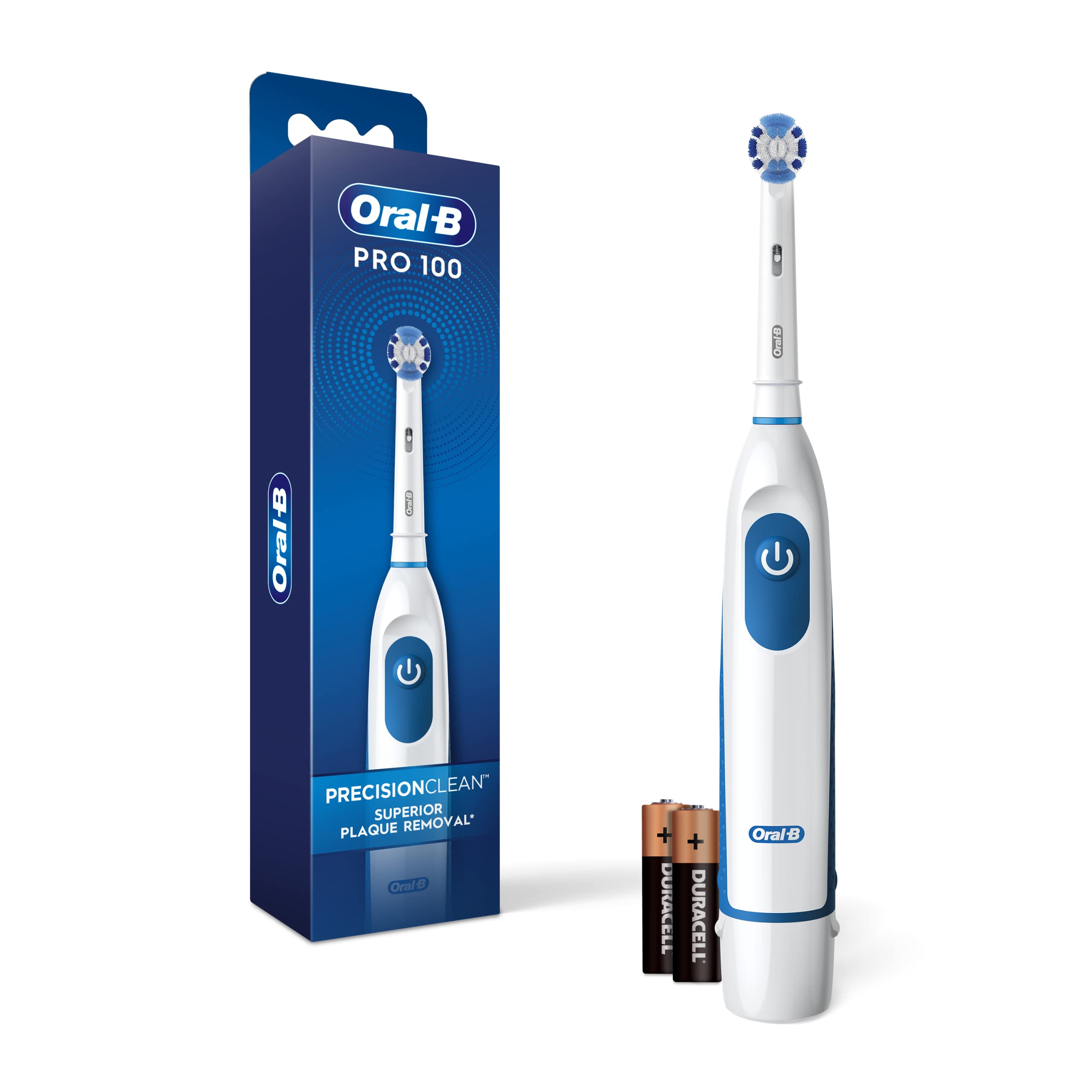 Escova De Dentes Com Bateria Oral-b Pro 100 3d Branca, Branca