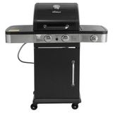 Churrasqueira A Gás Premium Mesa Apoio 3 Queimadores Black