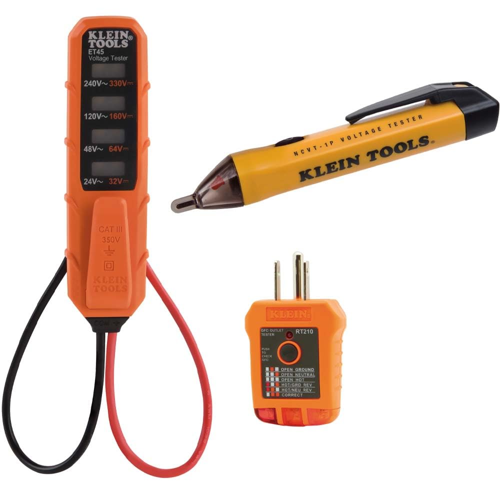 Kit De Teste Klein Tools 80097 Gfci Outlet Receptáculo De Teste