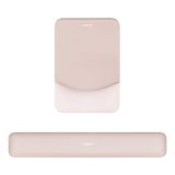 Suporte De Descanso De Pulso Para Conjunto De Mouse E Teclado Mosiso Apricot