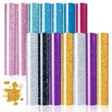 Pacote De Vinil Glitter Heat Transfer Htvront, Pacote Com 15 Unidades Para T-shi