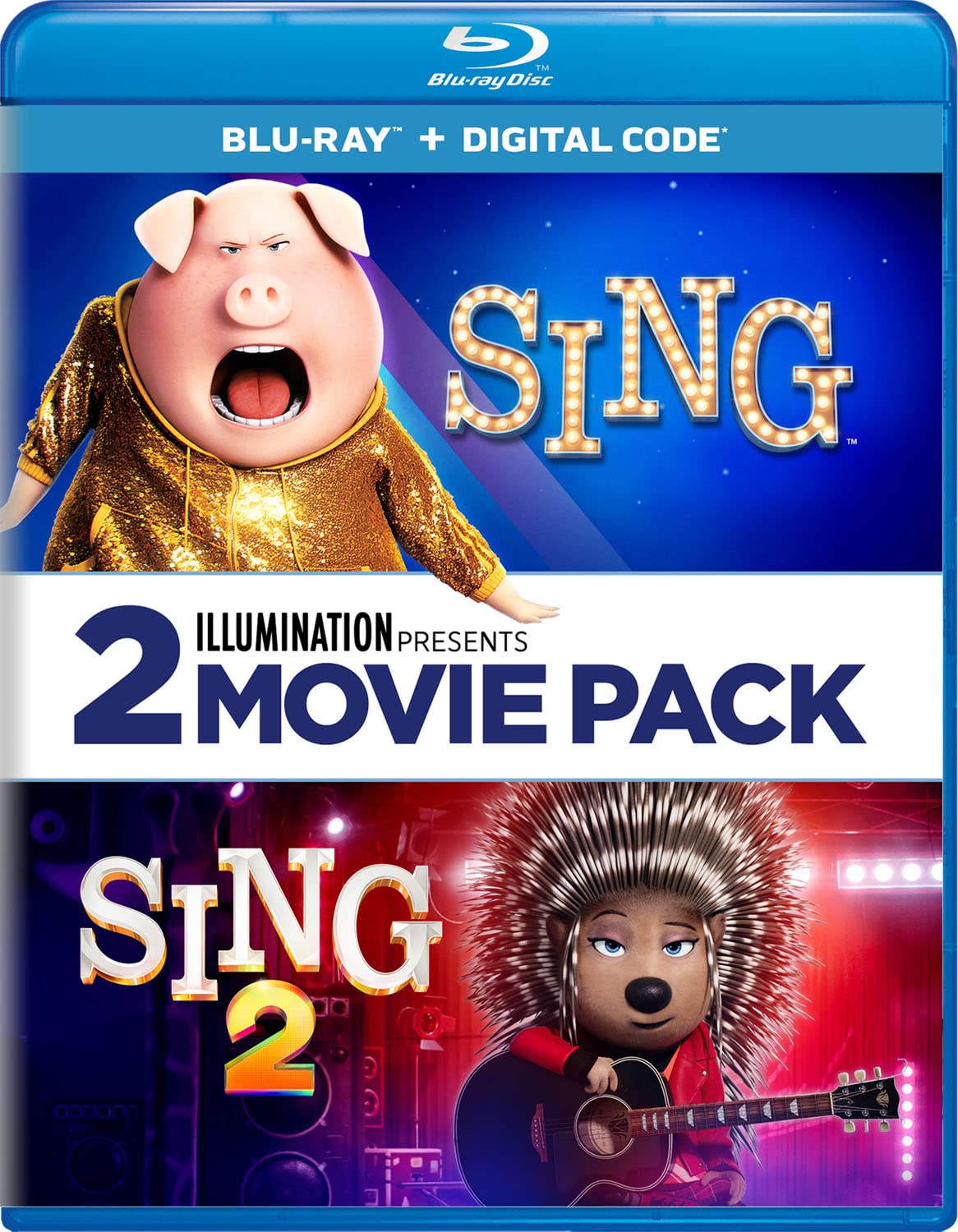 Coleção De Filmes Blu-ray Sing 2 Universal