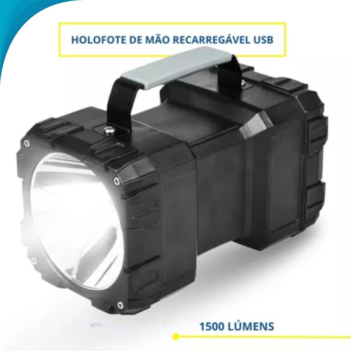 Holofote Portátil Alta Iluminação Emergências E Obras - Carrefour