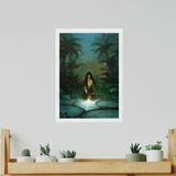 Quadro Decorativo Caipora 33x24cm - Com Vidro