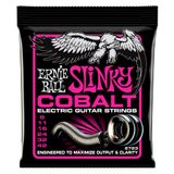 Cordas De Guitarra Elétrica Ernie Ball Super Slinky Cobalt 9-42