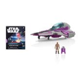 Pacote Jedi Interceptor Mystery Do Toy Star Wars Micro Galaxy Squadron Mace Windu