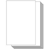 100 Folhas De Papel Cartolina Branco — Ohuhu 11 X 17, Capa Ecológica, Cartolina, Papel De Impressão Legal Para Fazer Cartões, Convites, Artesana