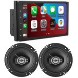 Kit Som Automotivo Mp5 2din Android E 2 Alto Falantes 6 110w