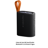 Caixa De Som 5w Potencia Xiaomi Soundpocket Bluetooth 5.4 Ultra Portátil