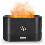 Difusor De Aroma Umidificador Chamas Portátil Usb Led