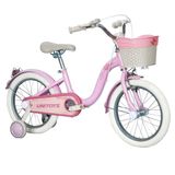 Bicicleta Infantil Retro Rosa Aro 16 3282 Unitoys