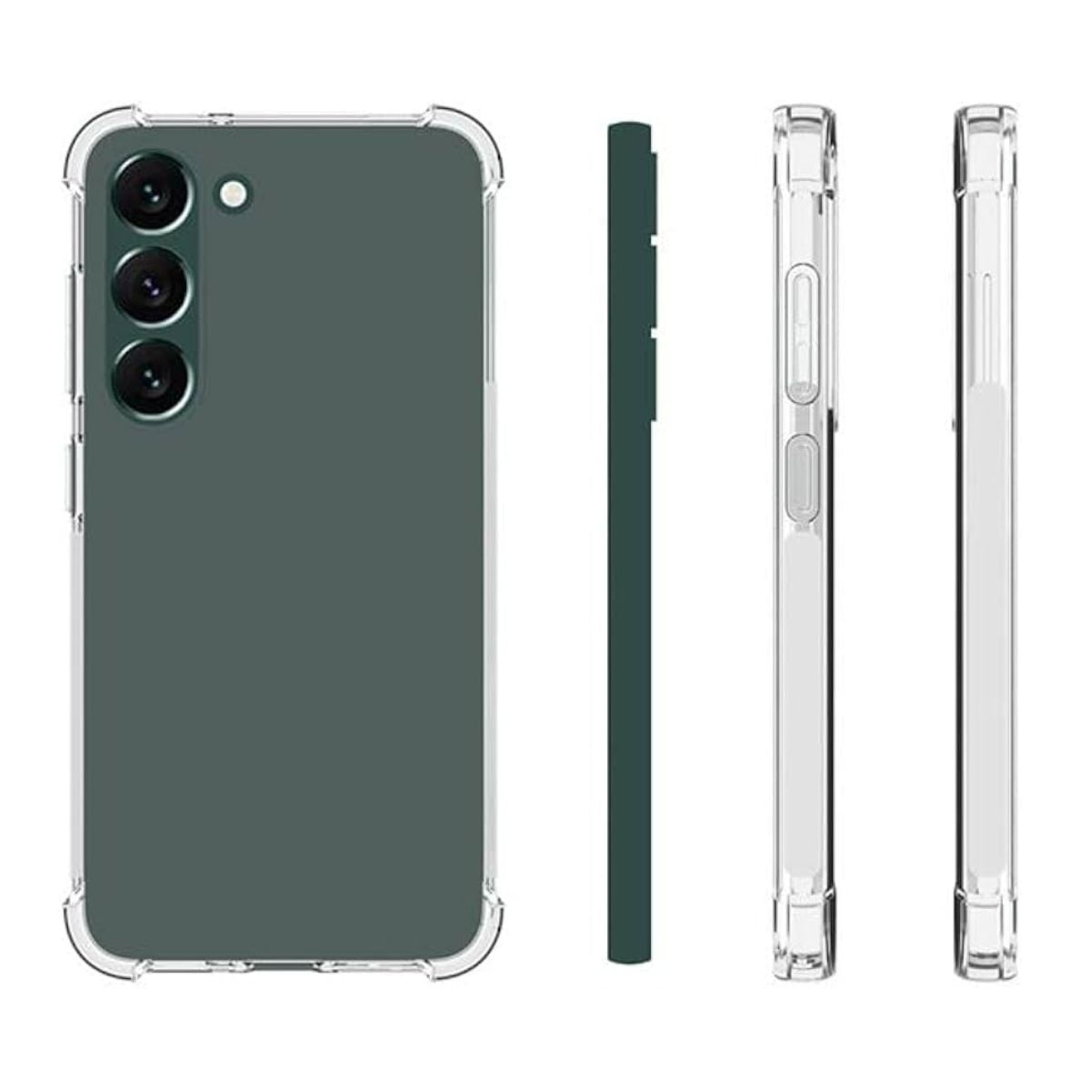 Capinha Silicone Antichoque Transparente Compatível Com Samsung S25 Plus