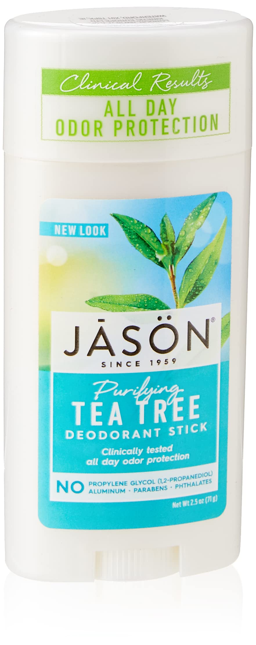 Desodorante Em Bastão Jason Purifying Tea Tree 75 Ml Sem Alumínio