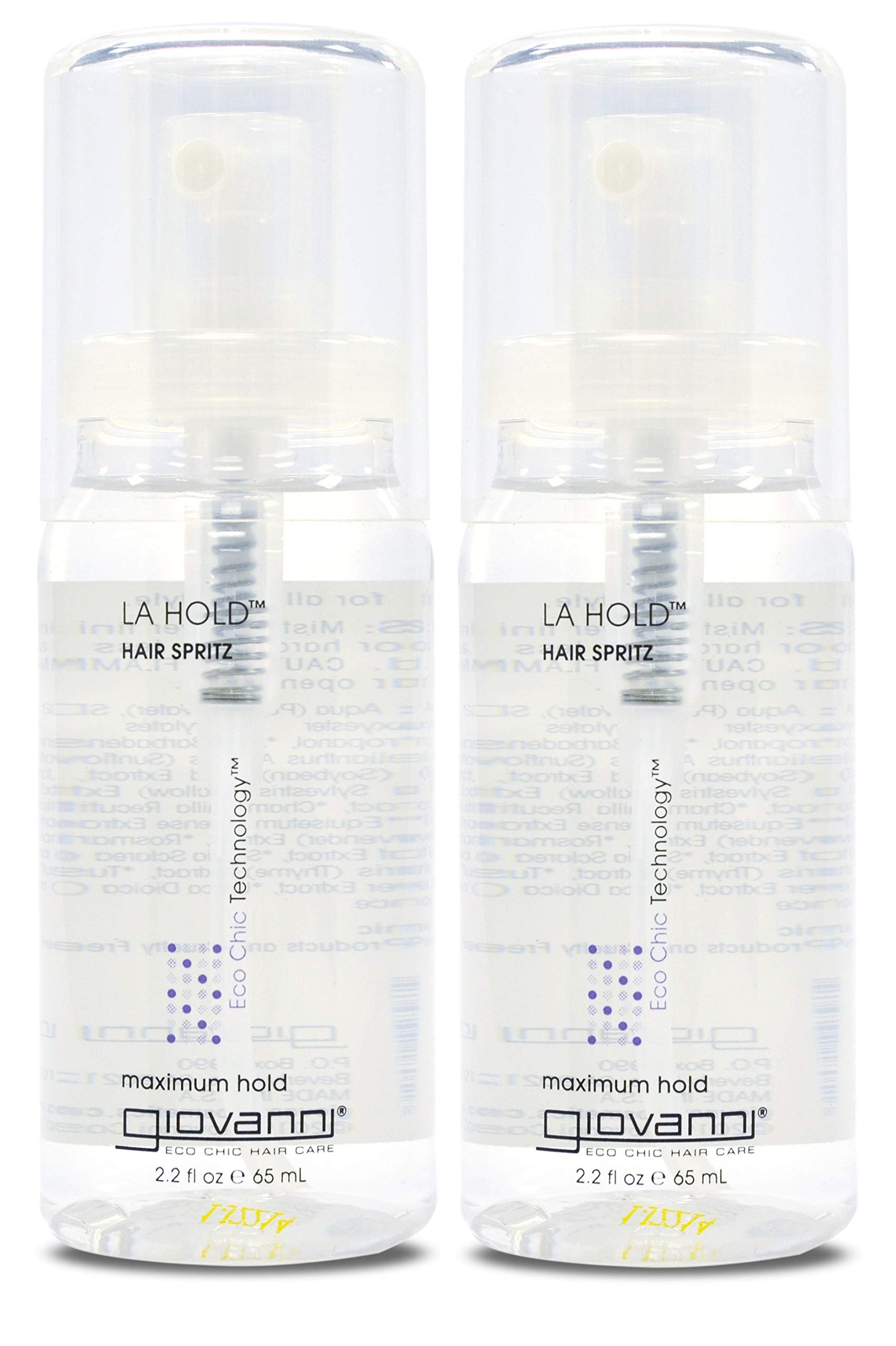 Spray De Cabelo Giovanni L.a. Hold 60 Ml (pacote Com 2)