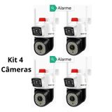 Kit 4 Câmera Segurança Wifi Externa Yoosee Sem Fio Ful Hd