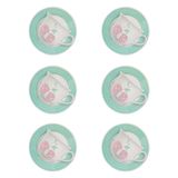 Xícara De Chá Com Pires Estampa Donna Bloom 180ml 6 Unidades - Biona 102496