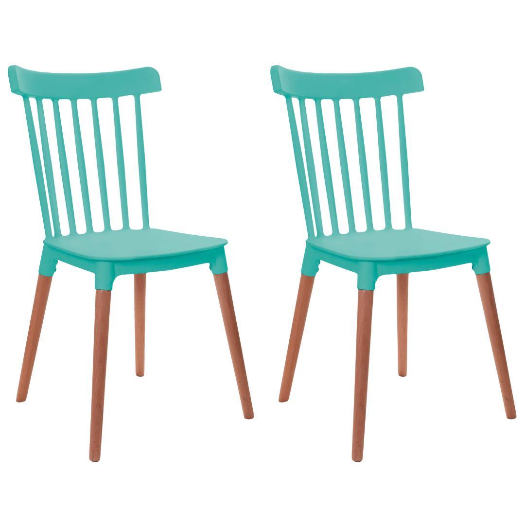 Kit 2 Cadeiras De Design Windsor - Tiffany