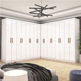 Closet Casal Duplo Rubi Premium 16 Portas 8 Gavetas