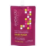 Máscara De Condicionamento Profundo Para Cuidados Com O Cabelo Andalou Naturals 1000 Roses