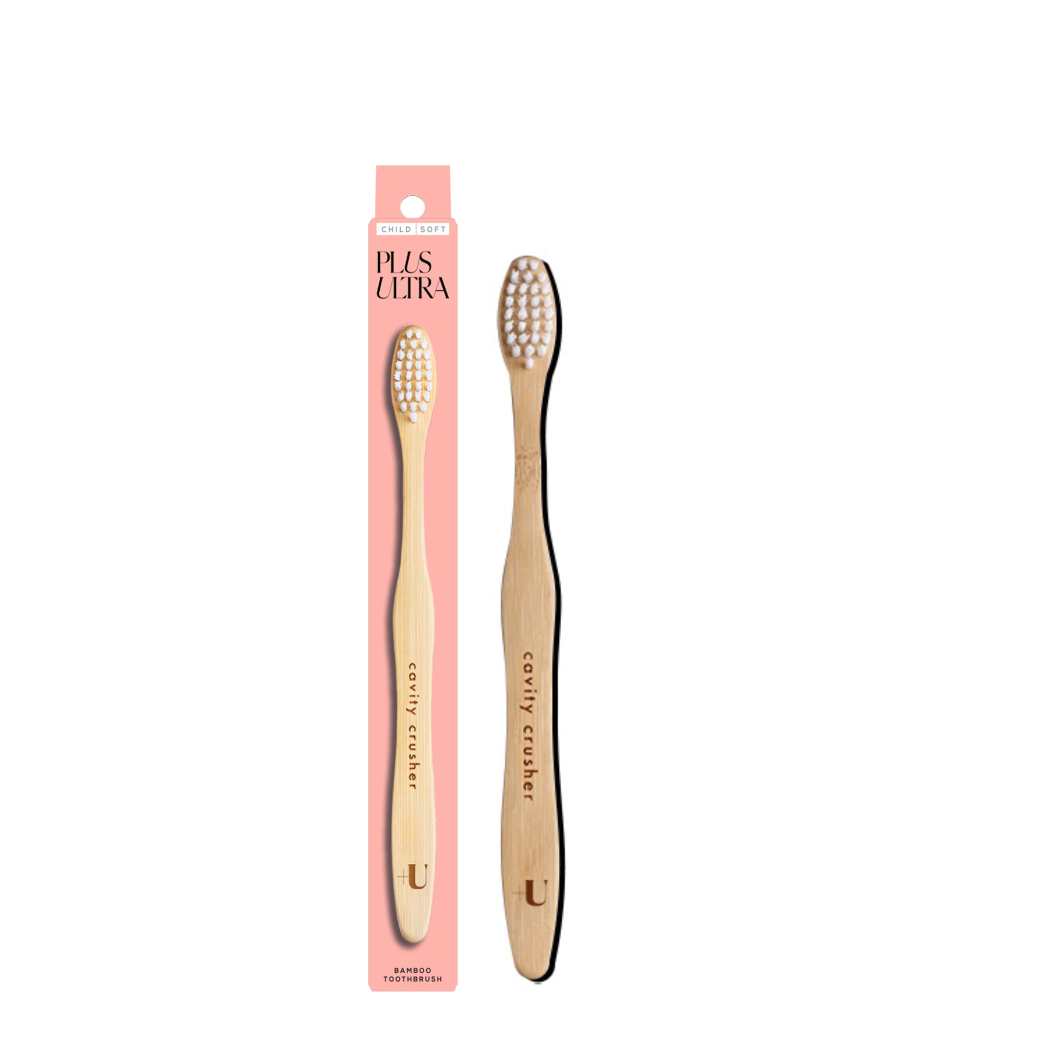 Escova De Dentes Kids Bamboo Plus, Ultra Biodegradável, Livre De Bpa