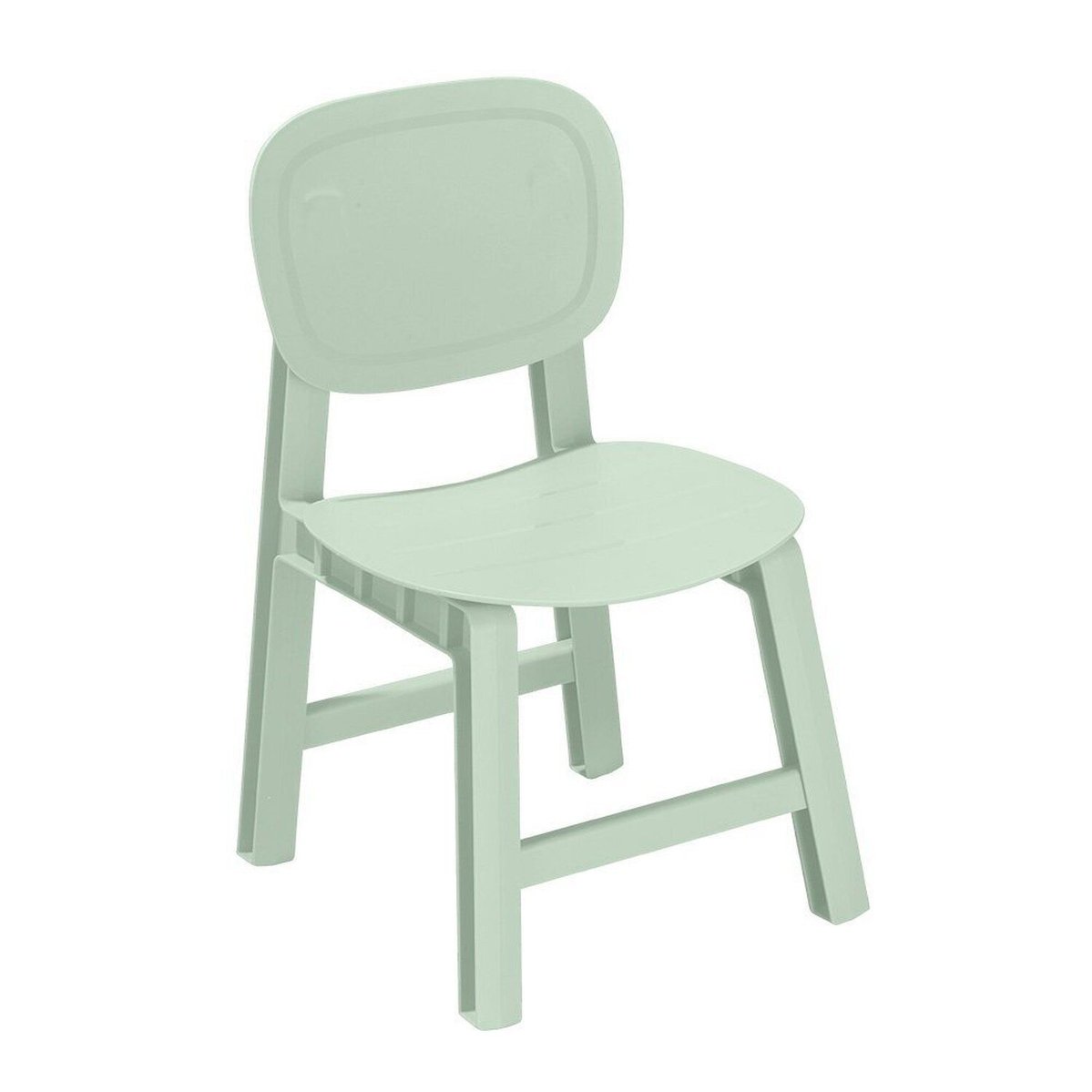Cadeira Infantil Em Polipropileno 58cm X 45cm Verde Menta