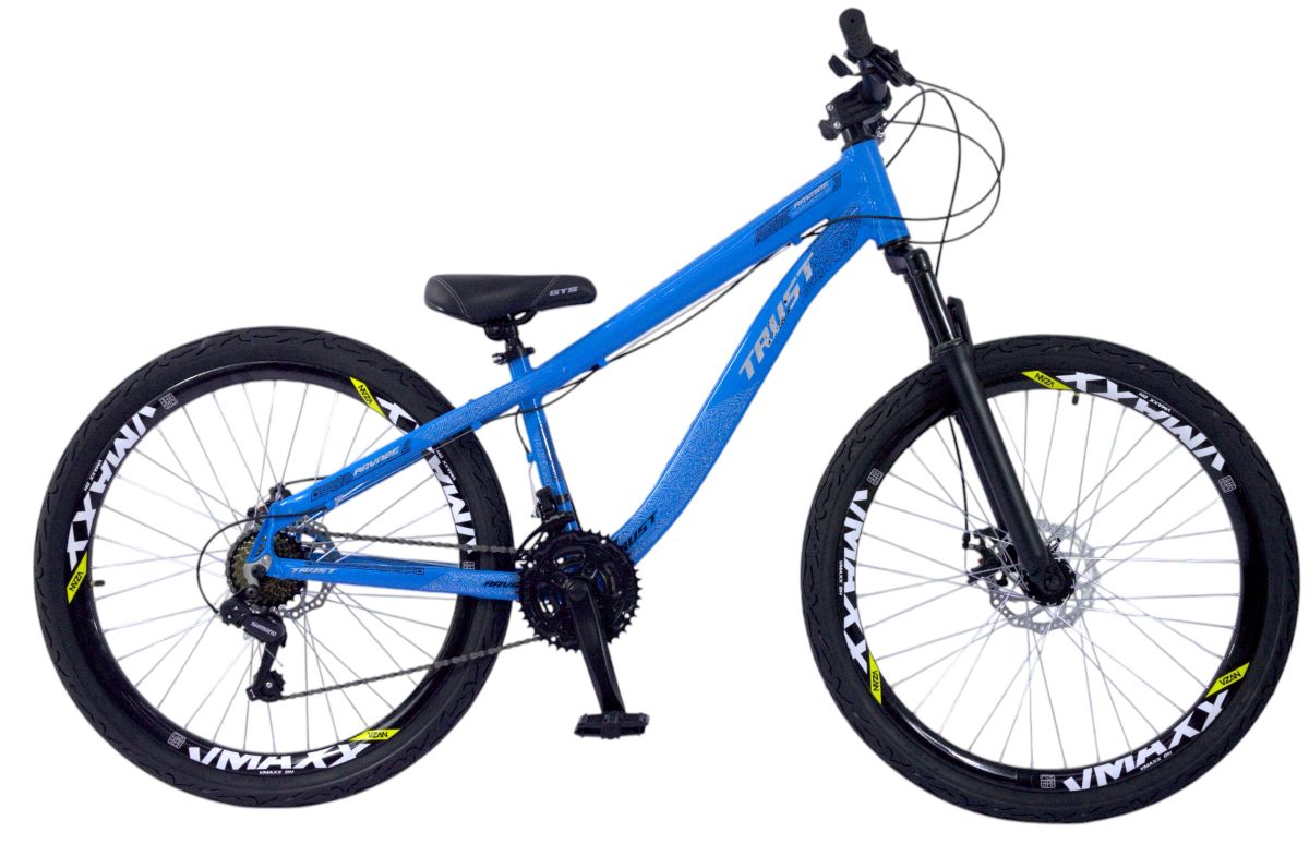 Bicicleta Aro 26 Trust Freerider Modelo Ravage - Azul - 13