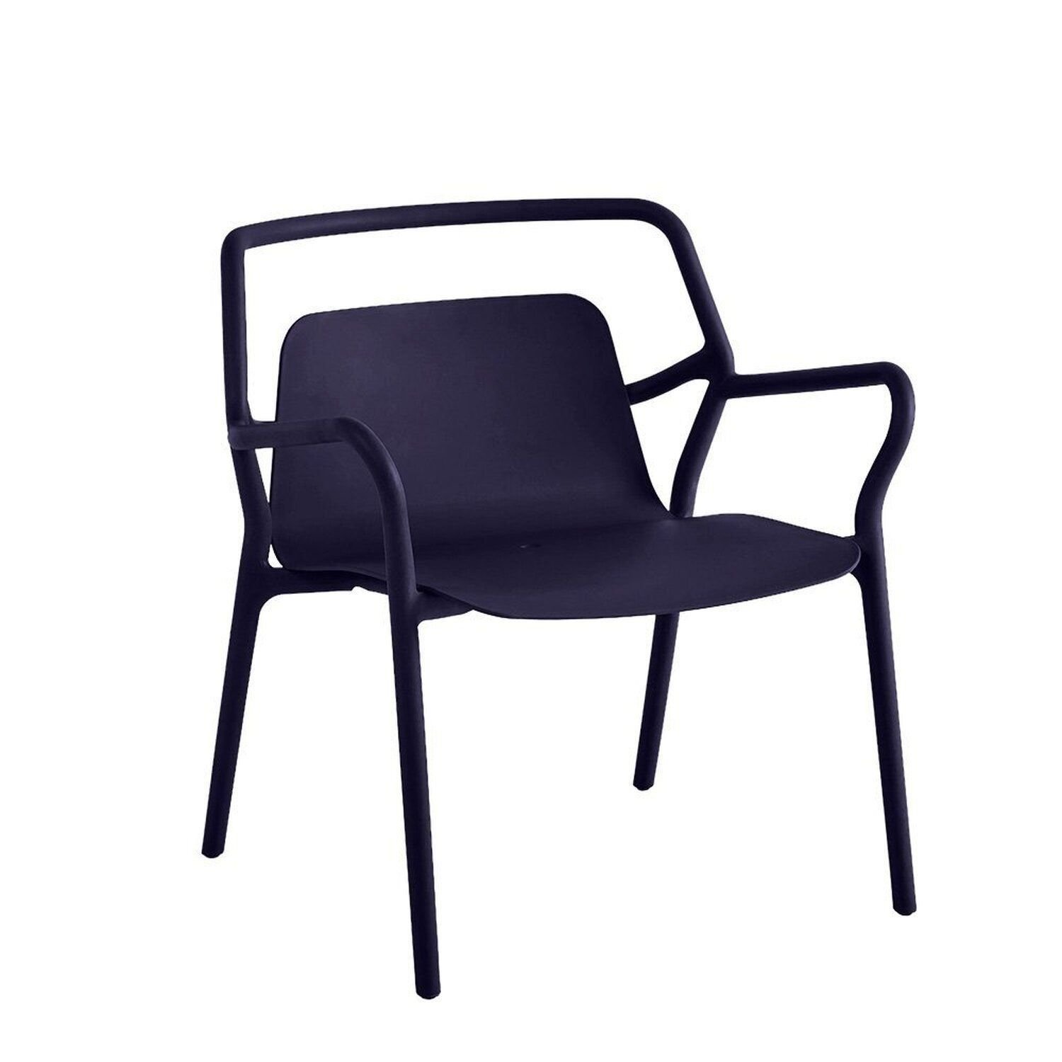 Poltrona Para Jardim 76cm X 62cm Enjoy Preto