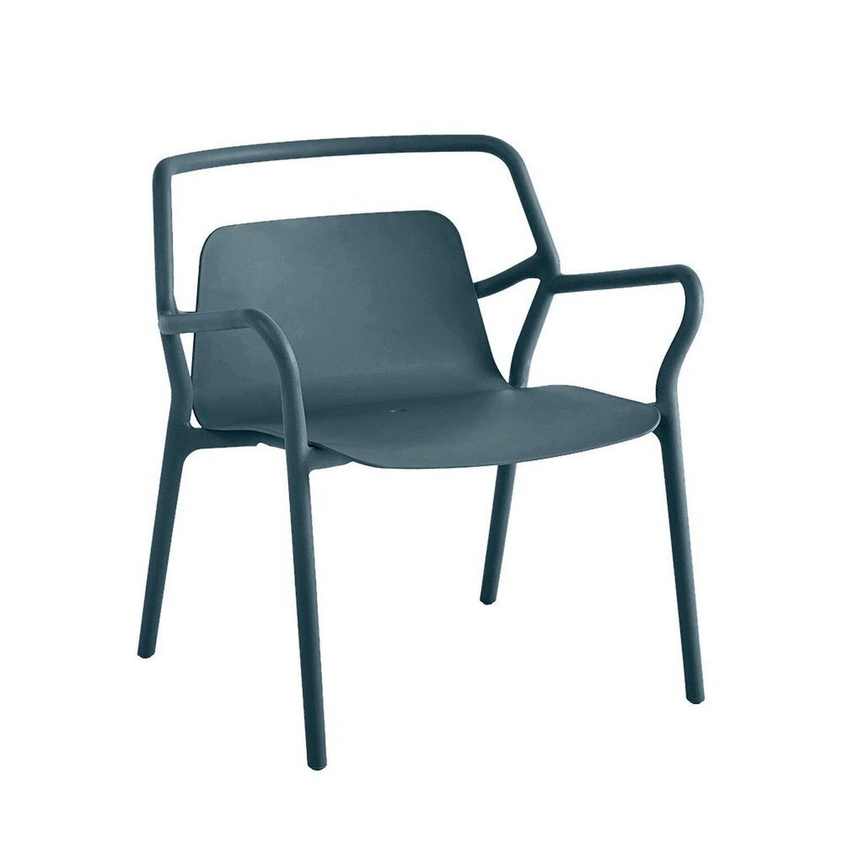 Poltrona Para Jardim 76cm X 62cm Enjoy Azul Aura