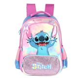 Mochila De Costas Stitch Disney Luxcel Is42411sc Roxo