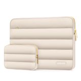 Capa Para Laptop Mosiso Puffy De 15 A 15,6 Polegadas Macbook Pro 16 Sand
